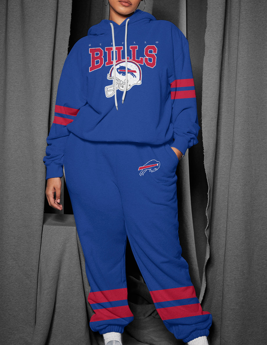 Buffalo Bills 3D Printed Pullover Hoodie And Sweatpant 2pcs Tracksuits