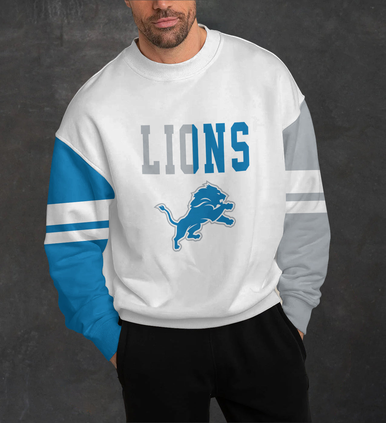 Detroit Lions 3D Limited Edition Crew Neck sweatshirt