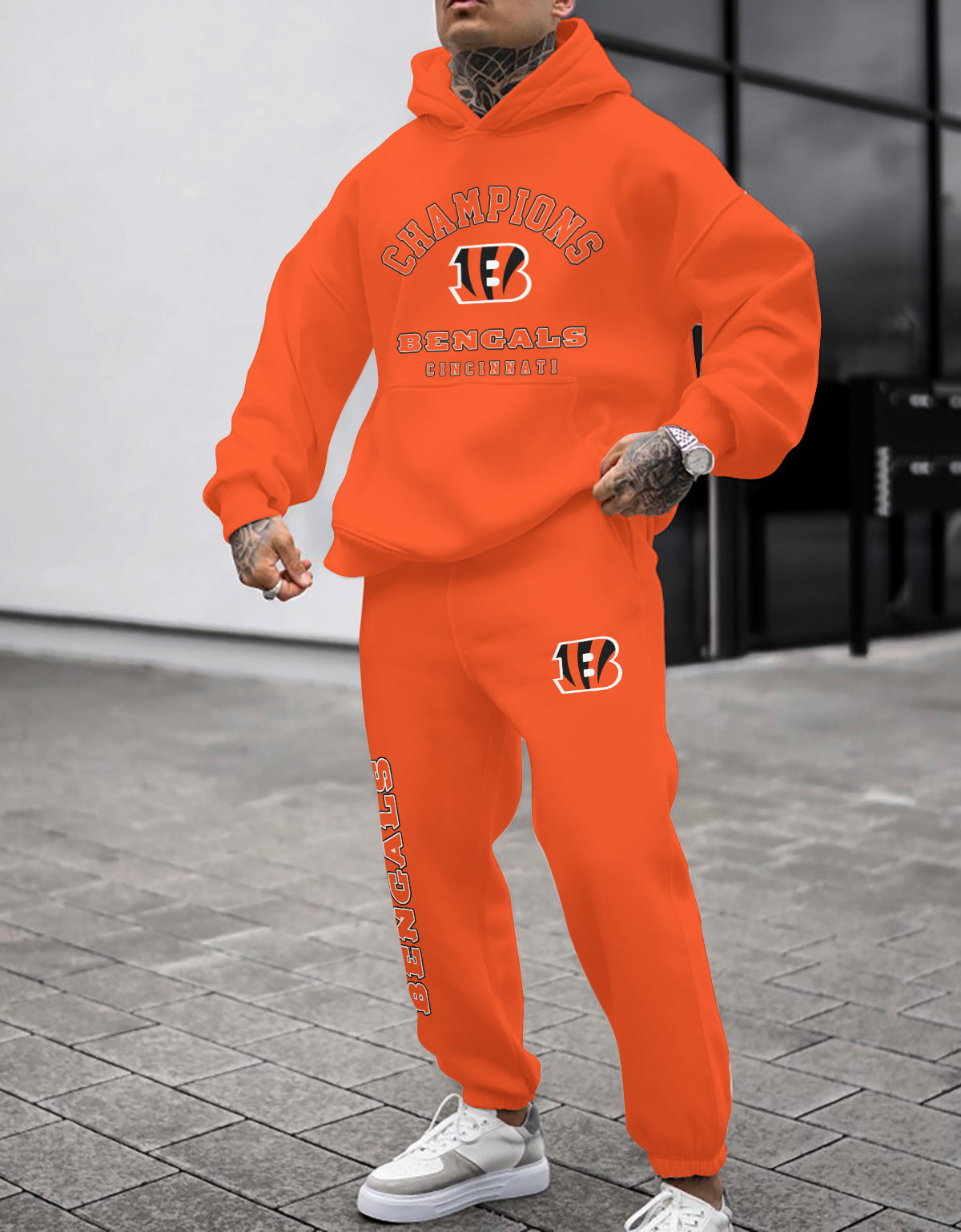 Cincinnati Bengals 3D Printed Pullover Hoodie And Sweatpant 2pcs Tracksuits