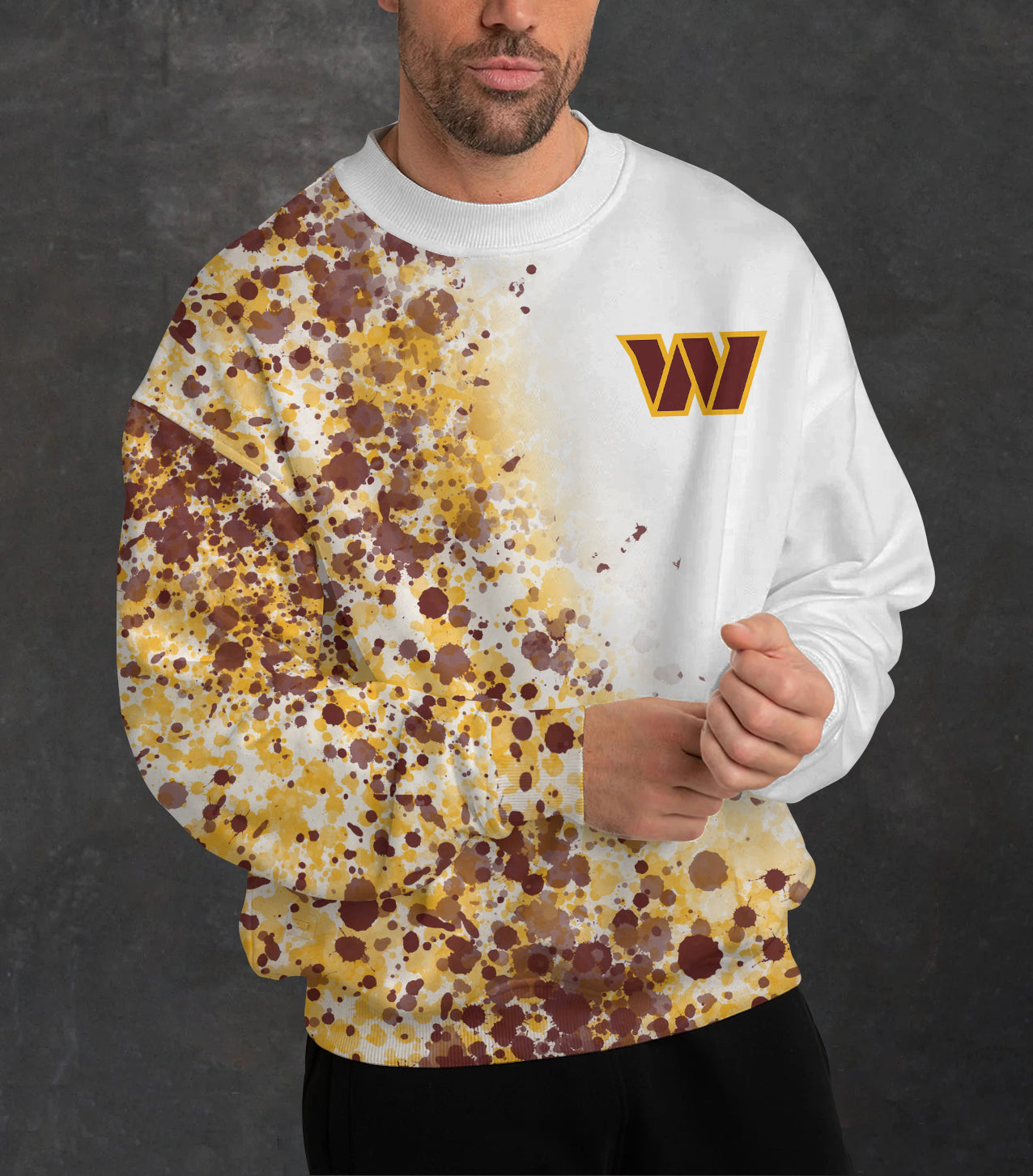 Washington Commanders 3D Limited Edition Crew Neck sweatshirt