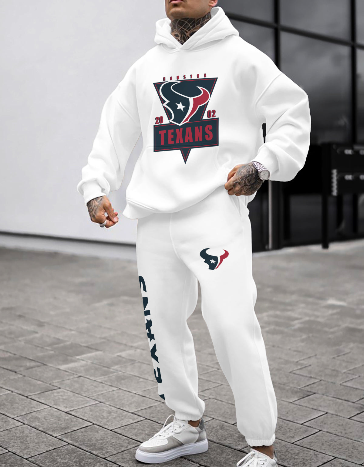 Houston Texans 3D Printed Pullover Hoodie And Sweatpant 2pcs Tracksuits