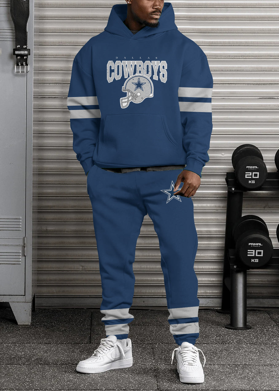 Dallas Cowboys 3D Printed Pullover Hoodie And Sweatpant 2pcs Tracksuits