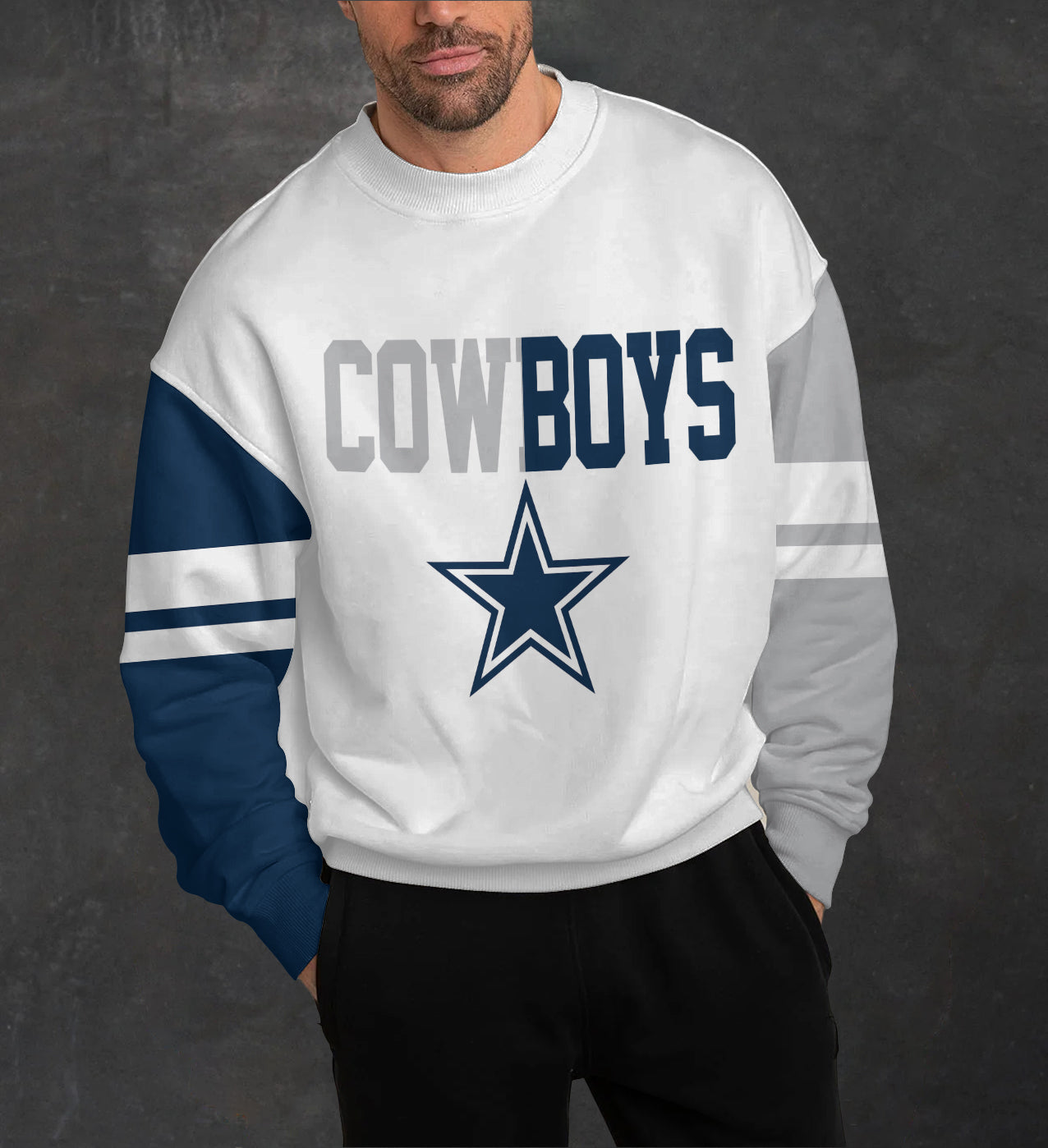 Dallas Cowboys 3D Limited Edition Crew Neck sweatshirt