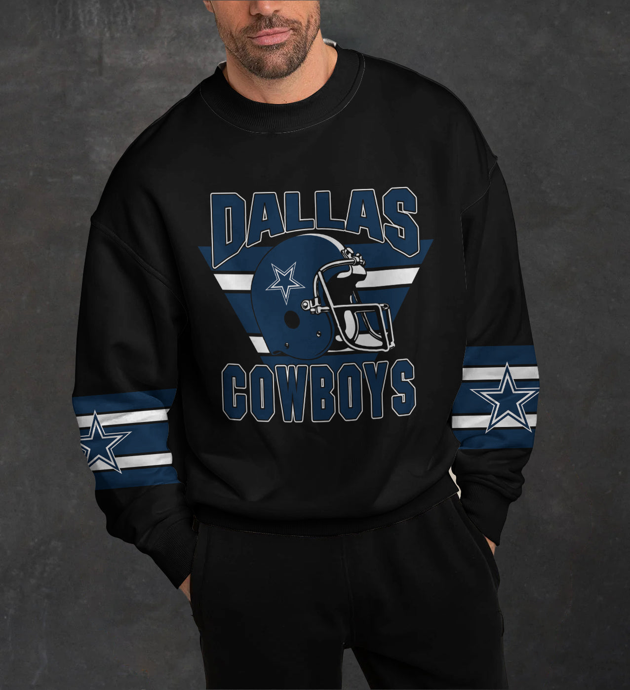 Dallas Cowboys 3D Limited Edition Crew Neck sweatshirt