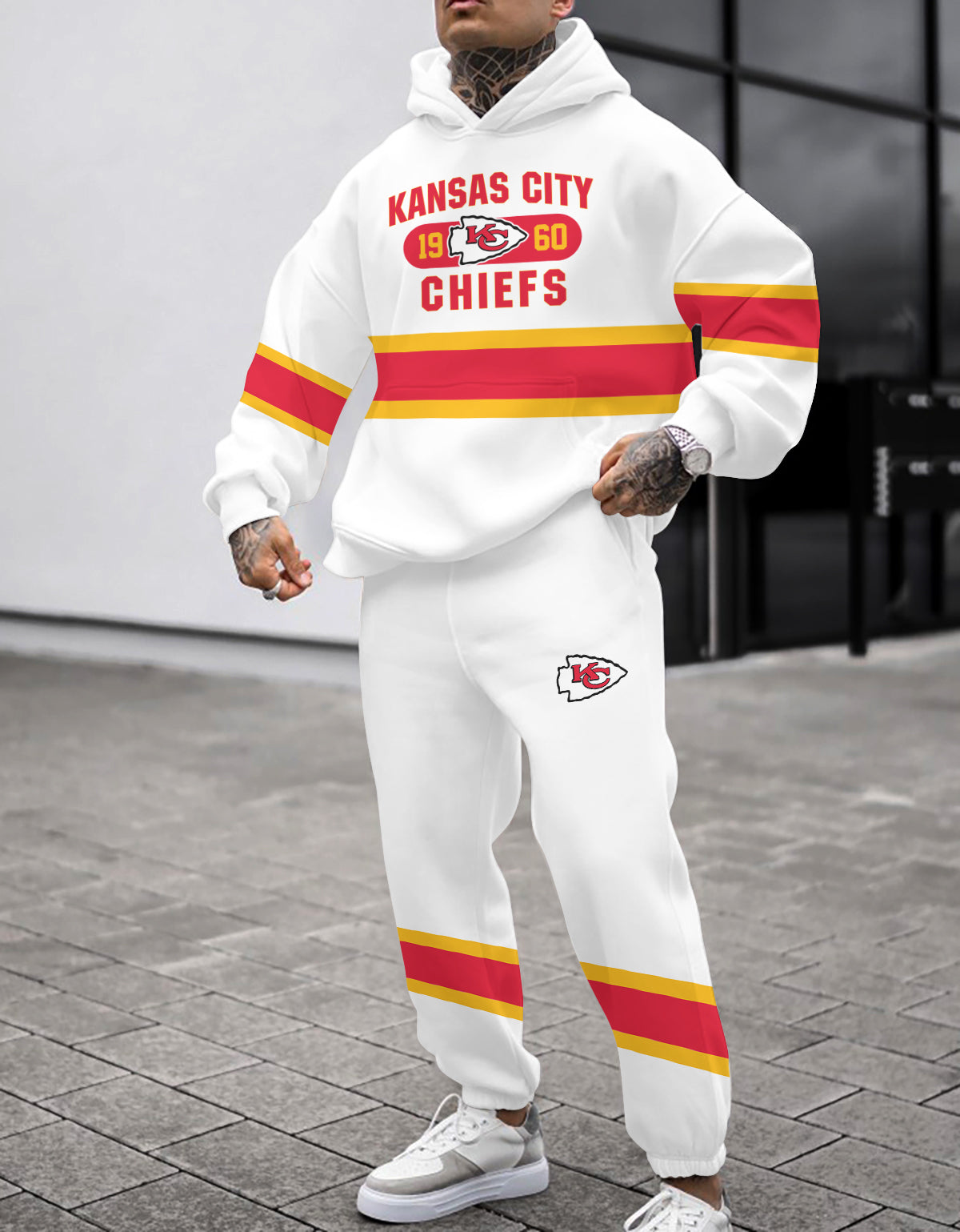 Kansas City Chiefs 3D Printed Pullover Hoodie And Sweatpant 2pcs Tracksuits