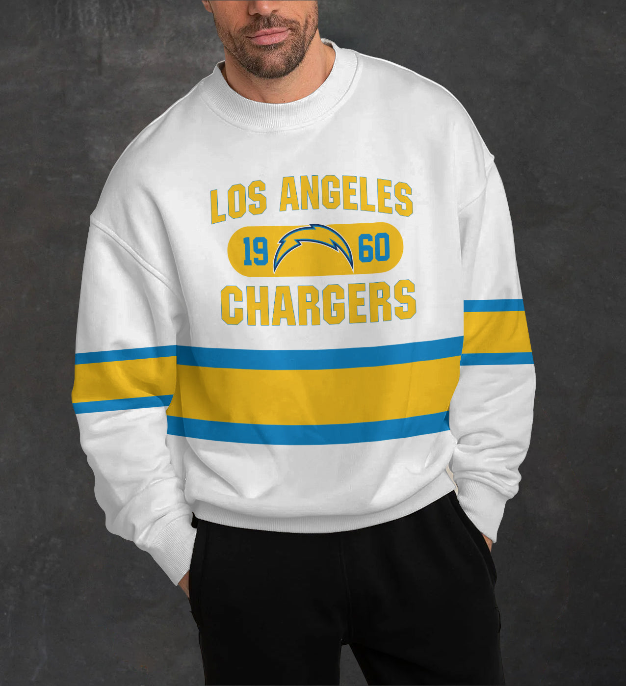 Los Angeles Chargers 3D Limited Edition Crew Neck sweatshirt