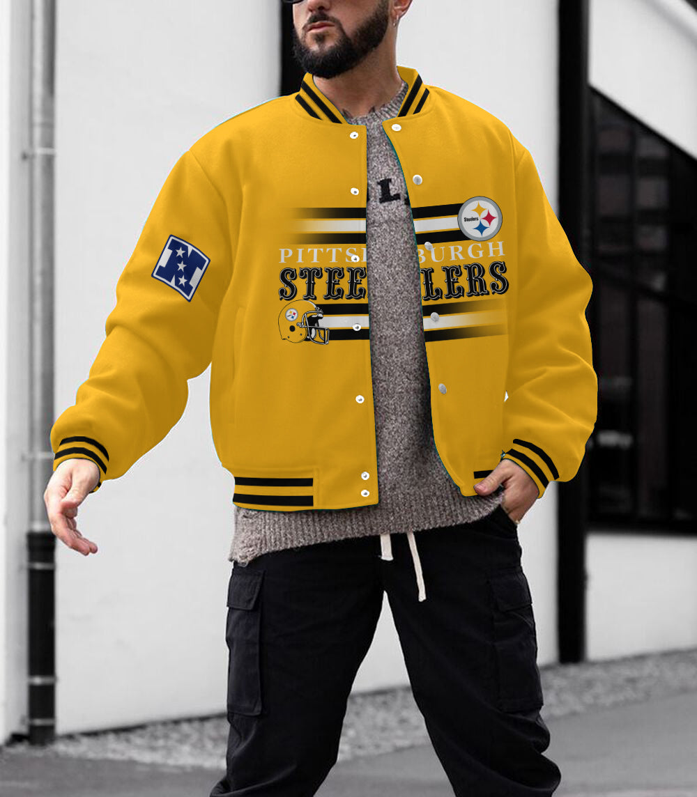Pittsburgh Steelers Men's Limited Edition Full-Snap Casual Jacket