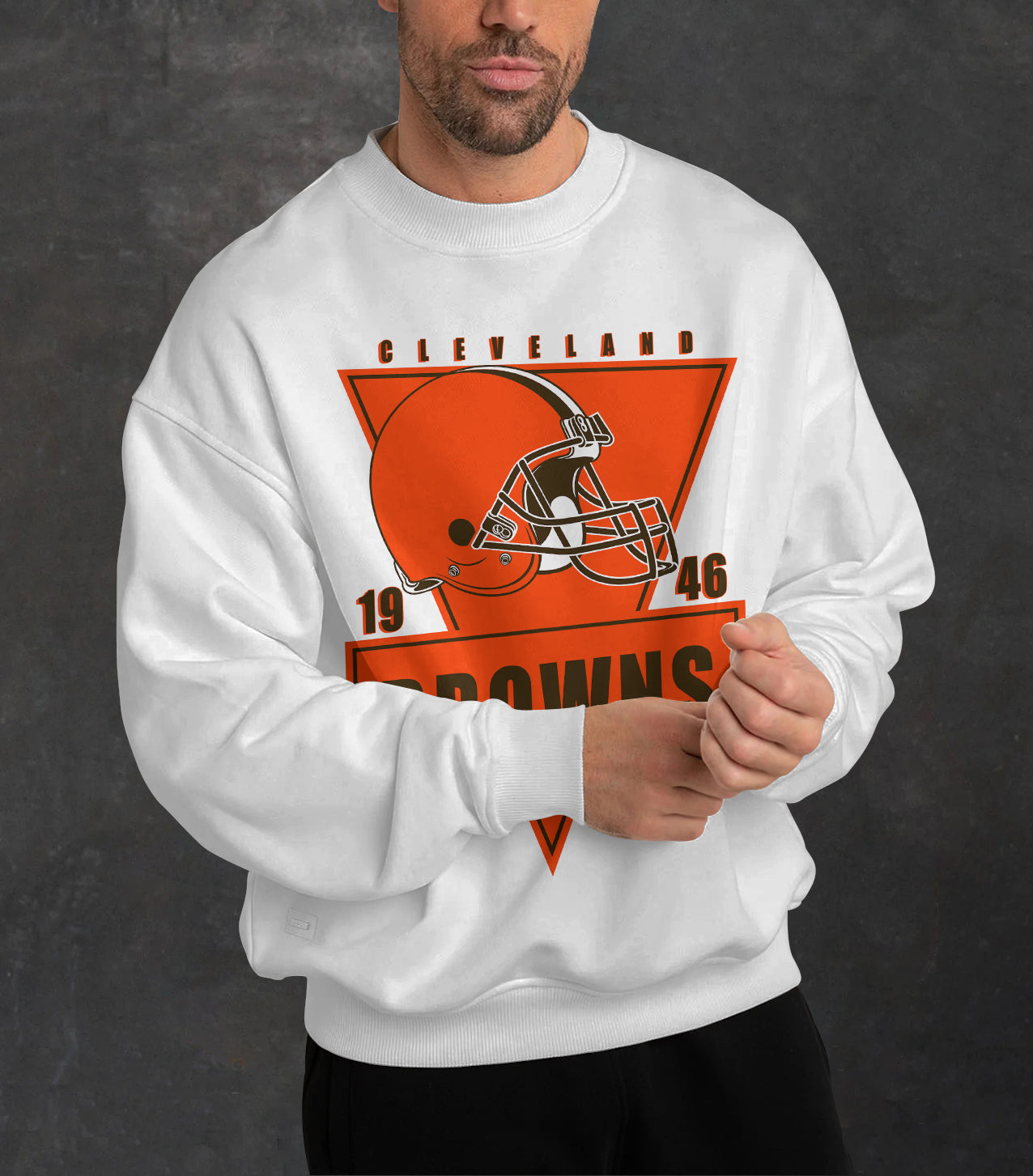 Cleveland Browns 3D Limited Edition Crew Neck sweatshirt