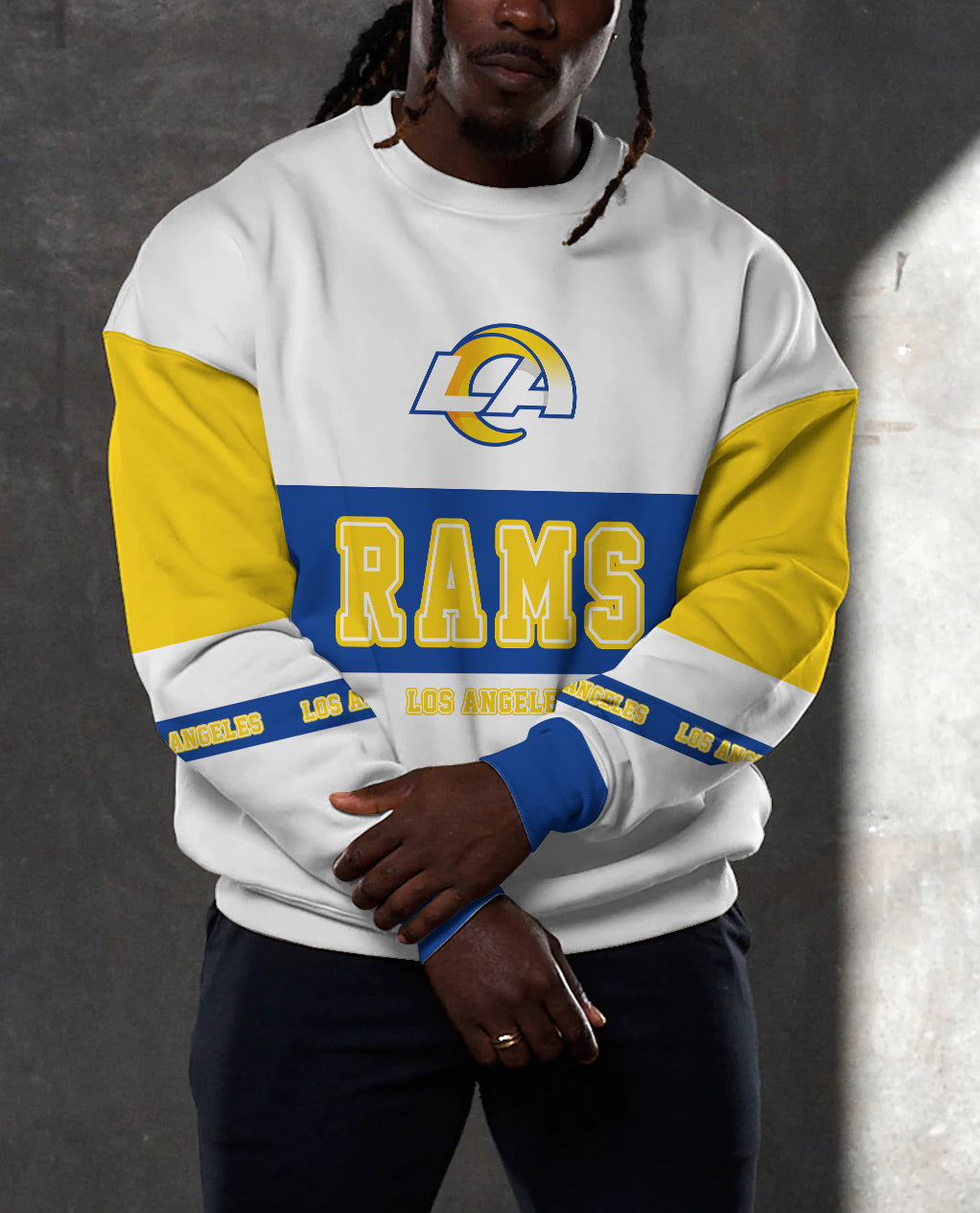 Los Angeles Rams 3D Limited Edition Crew Neck sweatshirt
