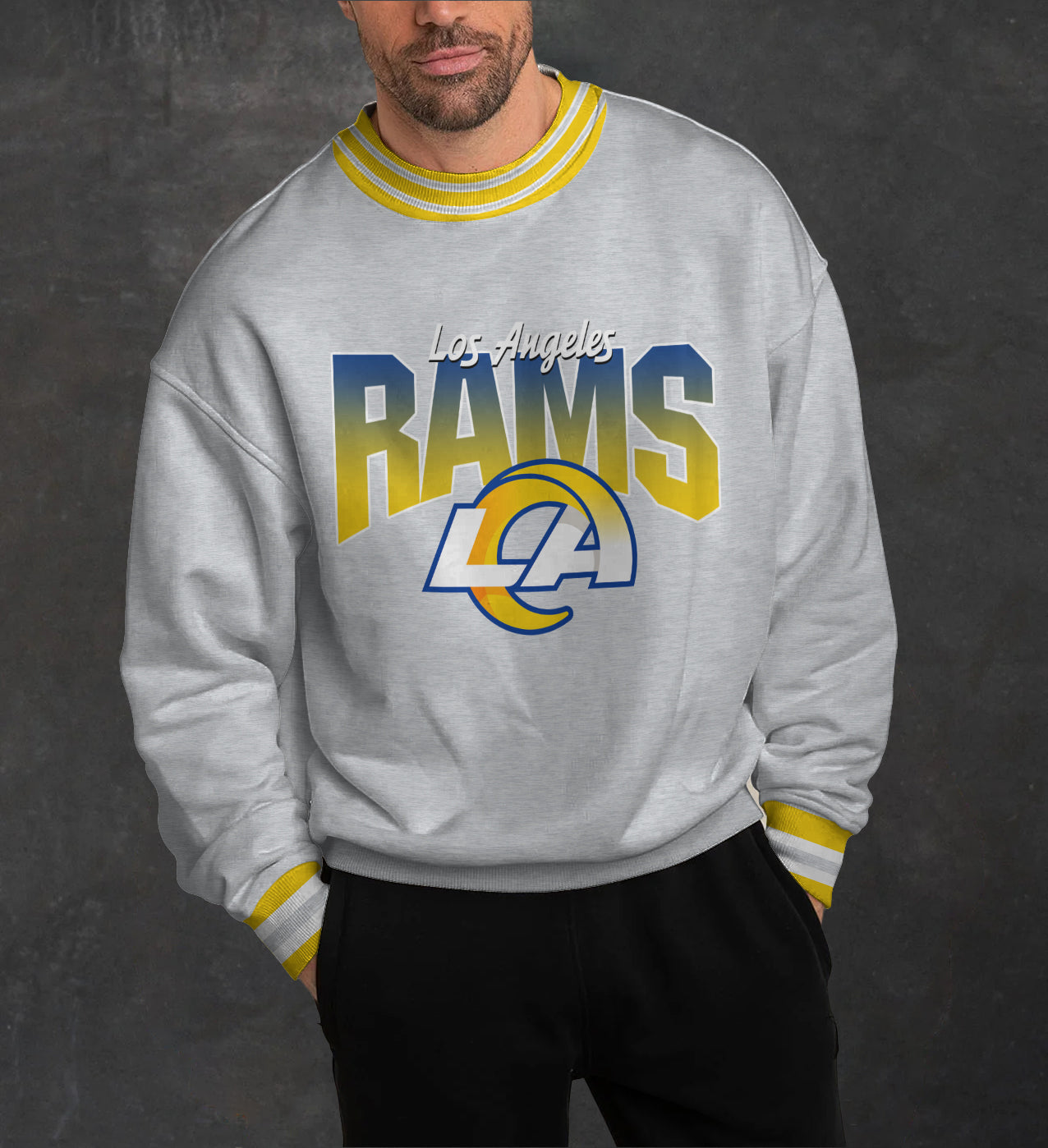 Los Angeles Rams 3D Limited Edition Crew Neck sweatshirt