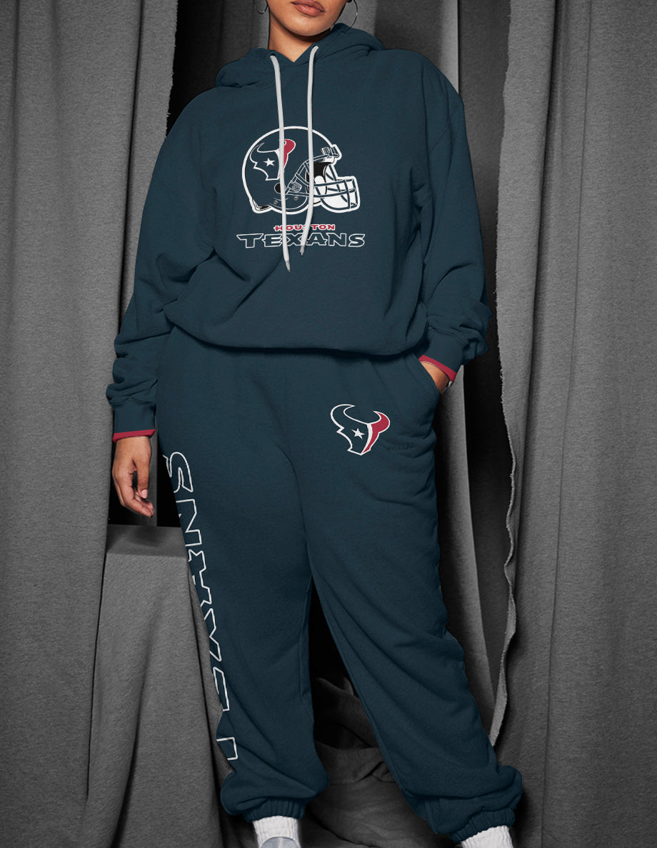 Houston Texans 3D Printed Pullover Hoodie And Sweatpant 2pcs Tracksuits
