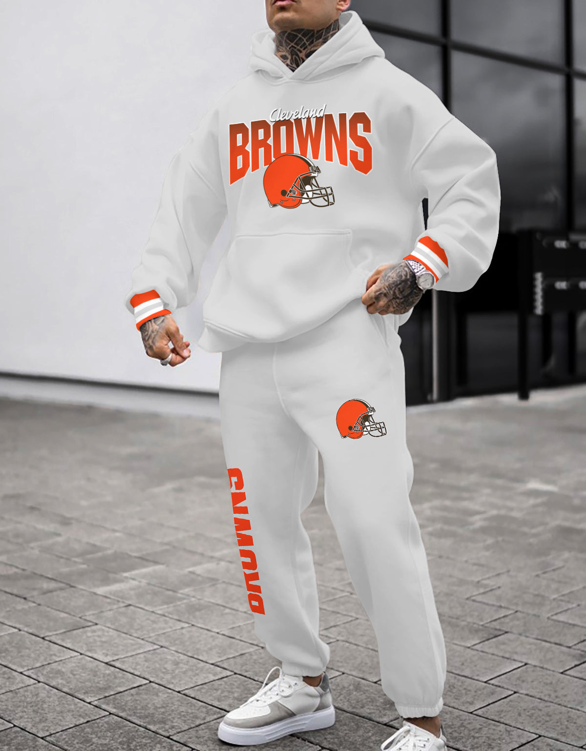 Cleveland Browns 3D Printed Pullover Hoodie And Sweatpant 2pcs Tracksuits