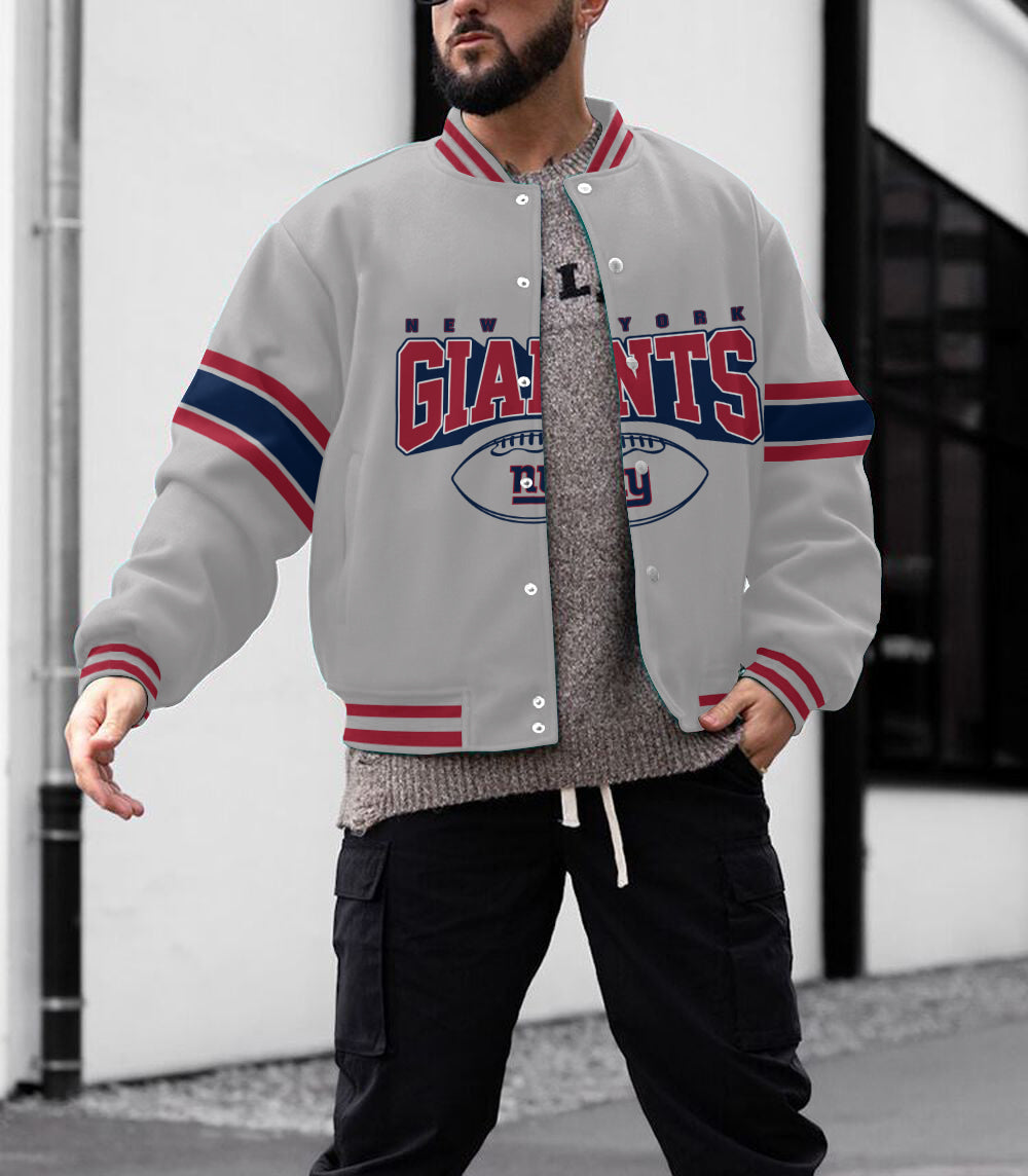 New York Giants Men's Limited Edition Full-Snap Casual Jacket