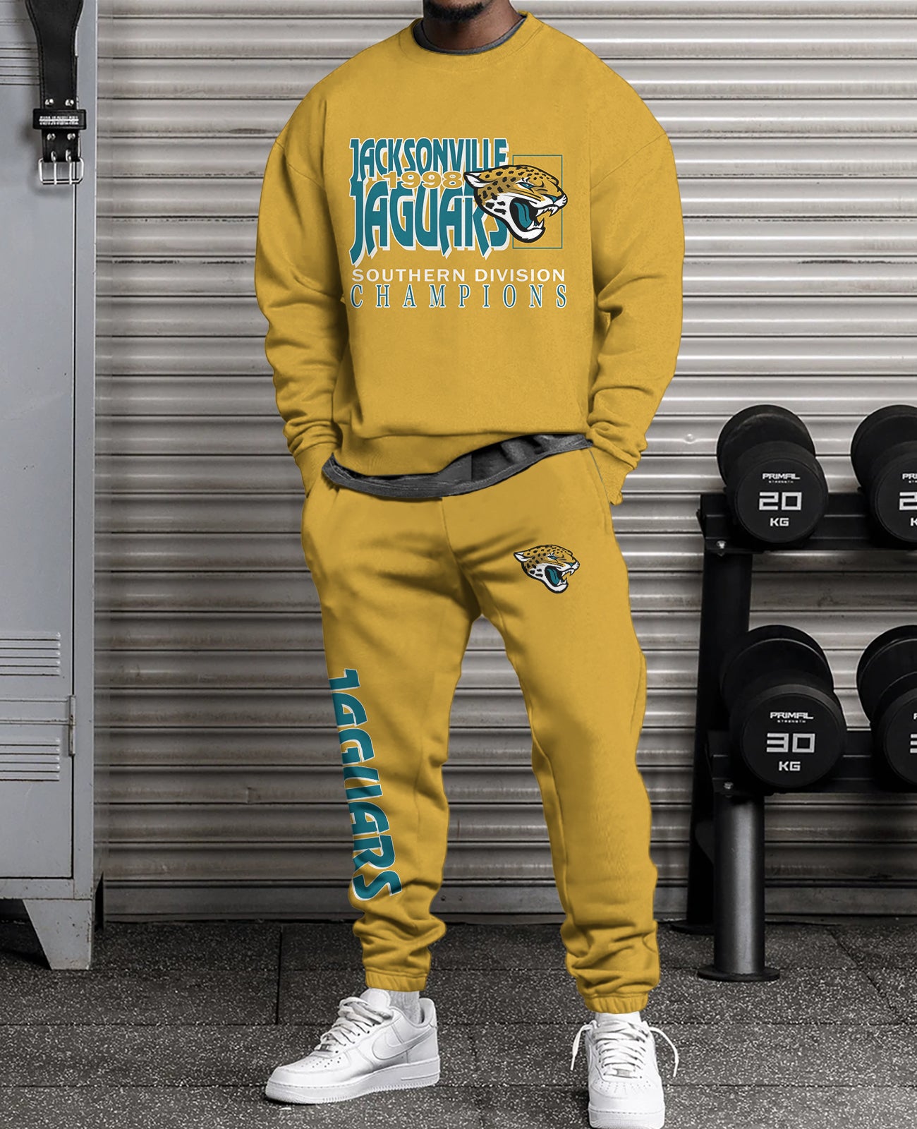 Jacksonville Jaguars  3D sweatsuit and sweatpants 2 piece outfits
