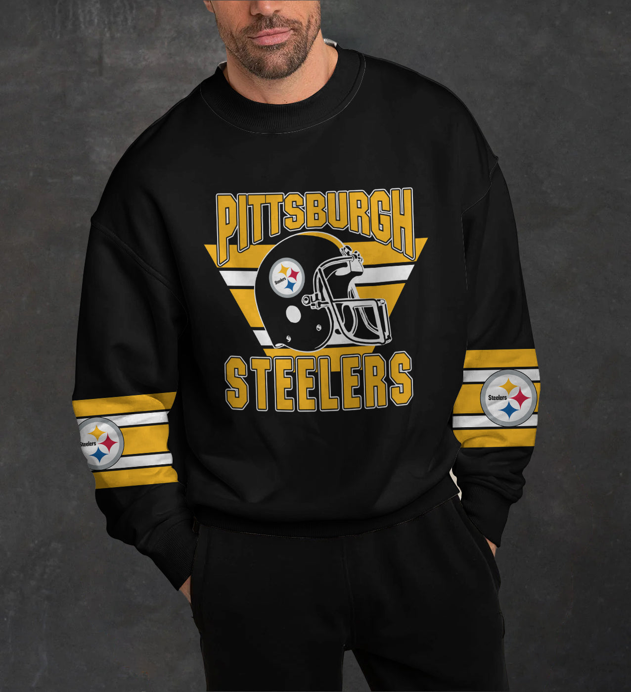 Pittsburgh Steelers 3D Limited Edition Crew Neck sweatshirt
