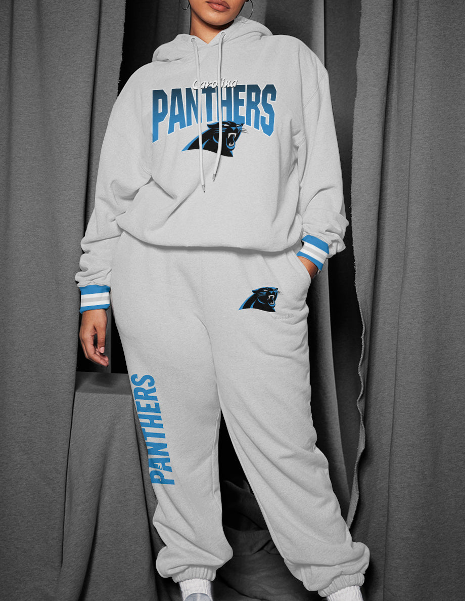 Carolina Panthers 3D Printed Pullover Hoodie And Sweatpant 2pcs Tracksuits