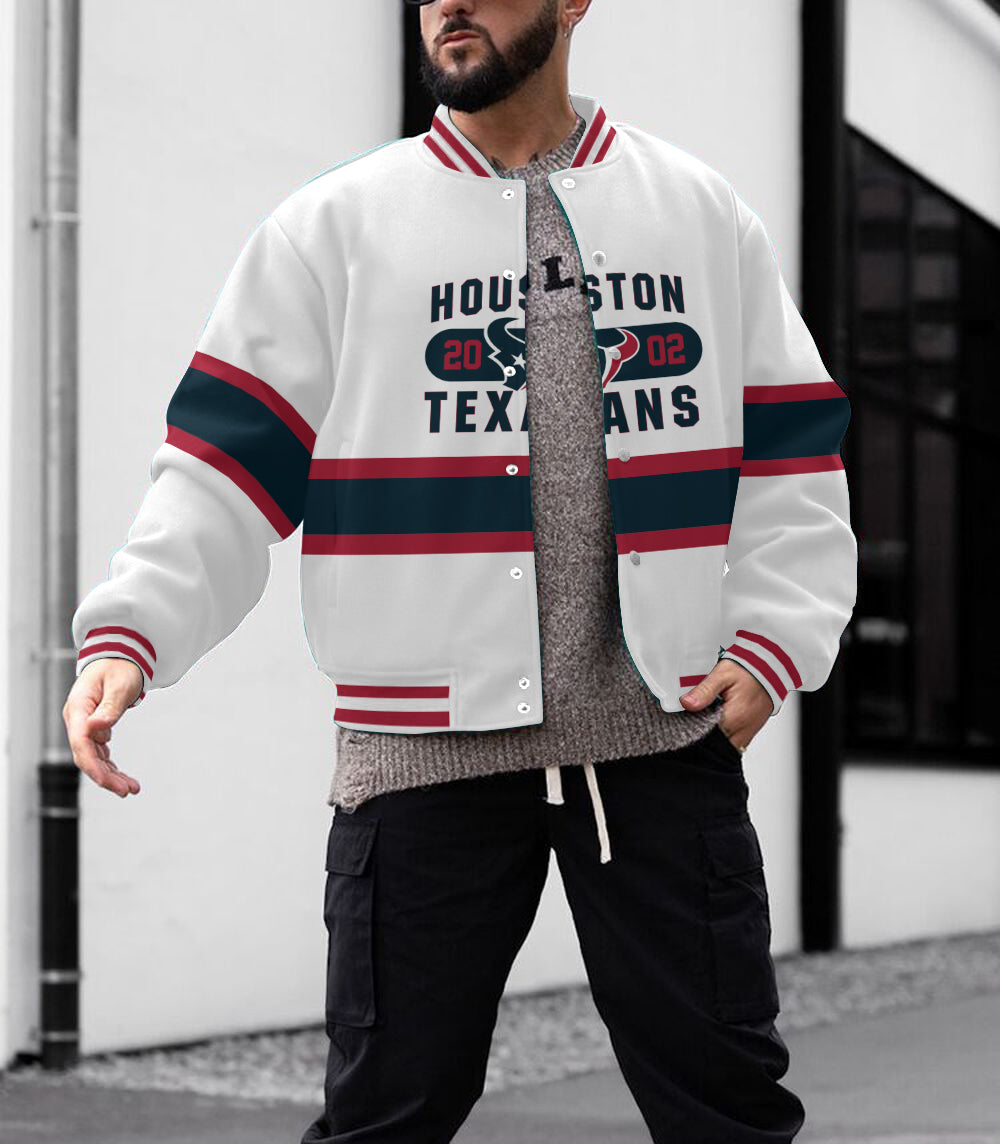 Houston Texans Men's Limited Edition Full-Snap Casual Jacket