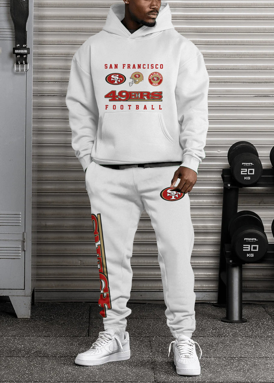 San Francisco 49ers 3D Printed Pullover Hoodie And Sweatpant 2pcs Tracksuits