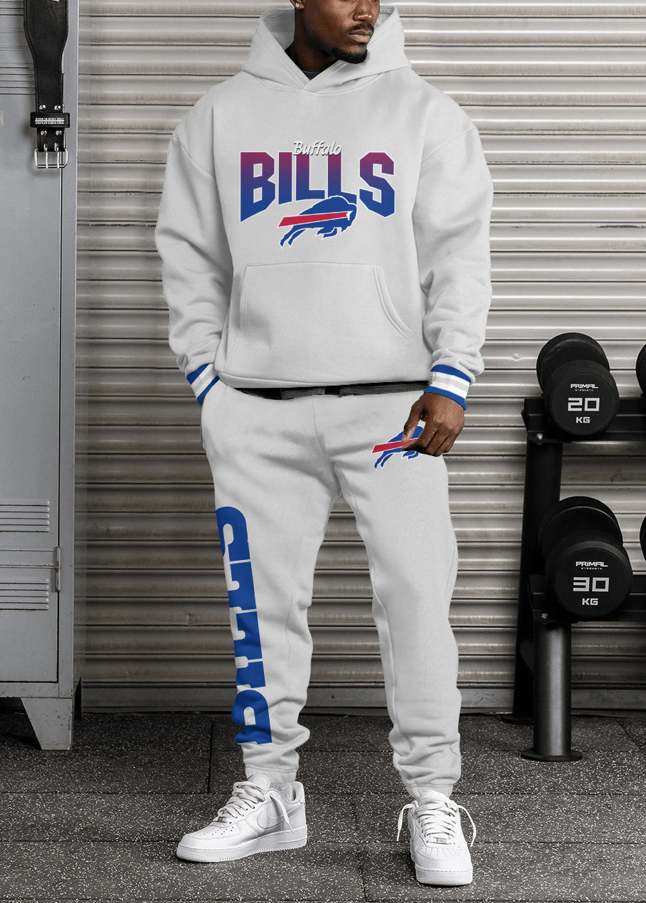 Buffalo Bills 3D Printed Pullover Hoodie And Sweatpant 2pcs Tracksuits