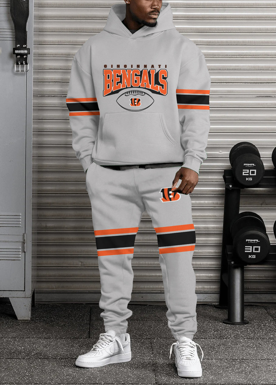 Cincinnati Bengals 3D Printed Pullover Hoodie And Sweatpant 2pcs Tracksuits