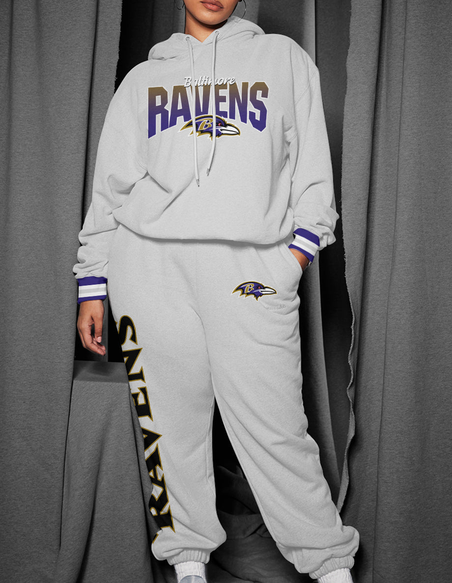 Baltimore Ravens 3D Printed Pullover Hoodie And Sweatpant 2pcs Tracksuits
