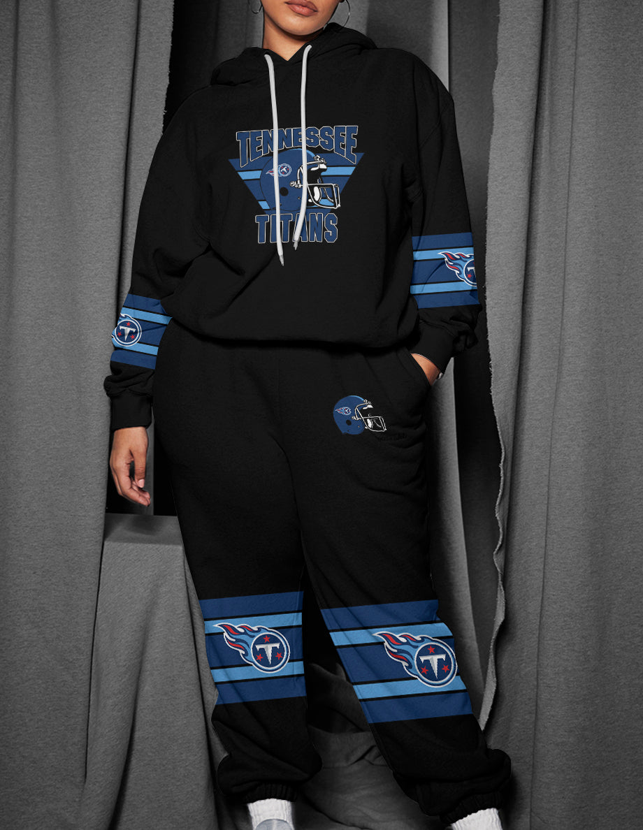 Tennessee Titans 3D Printed Pullover Hoodie And Sweatpant 2pcs Tracksuits