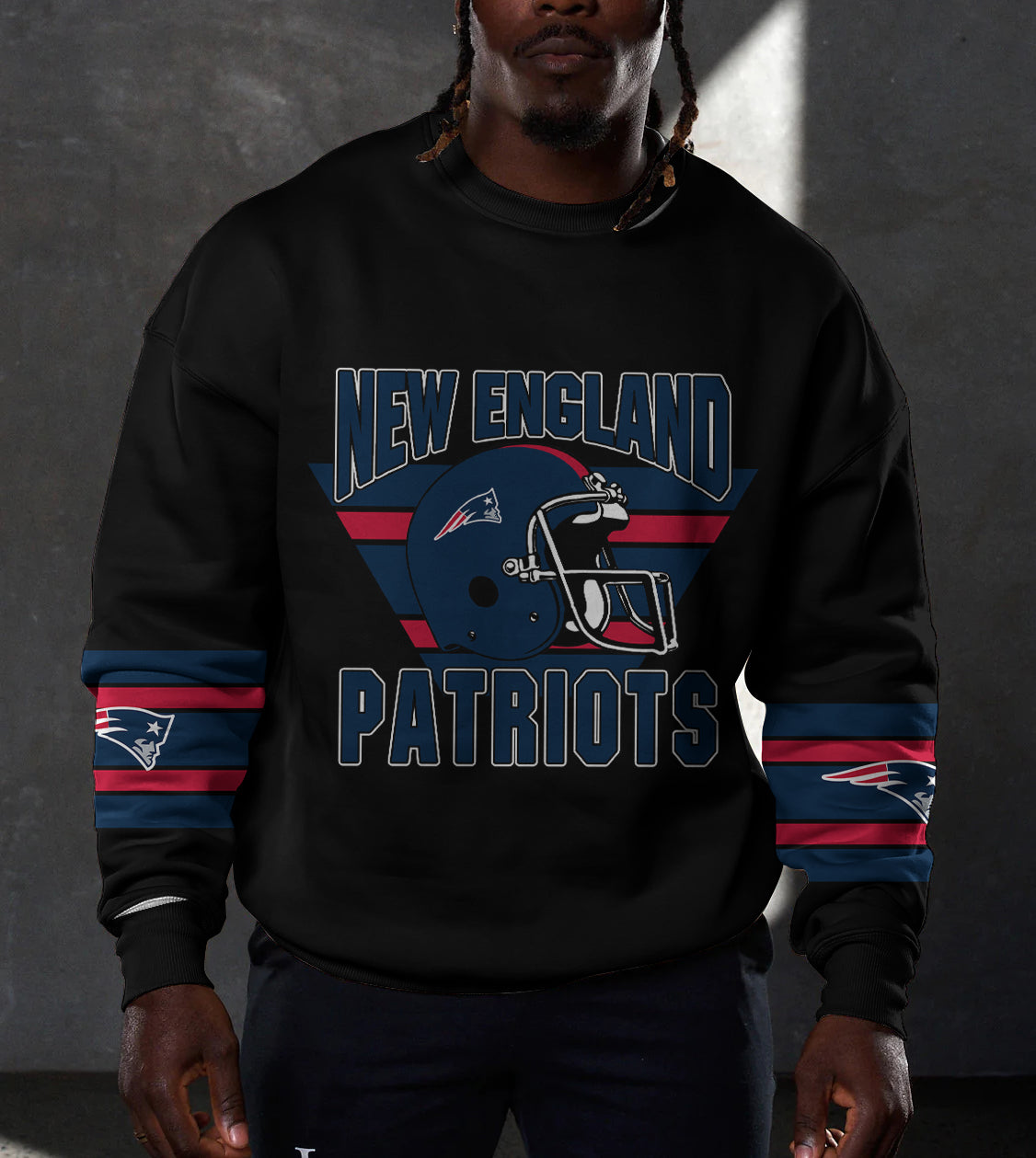 New England Patriots 3D Limited Edition Crew Neck sweatshirt