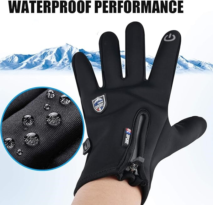 Anithread Rechargeable Heated Electric touchscreen Gloves