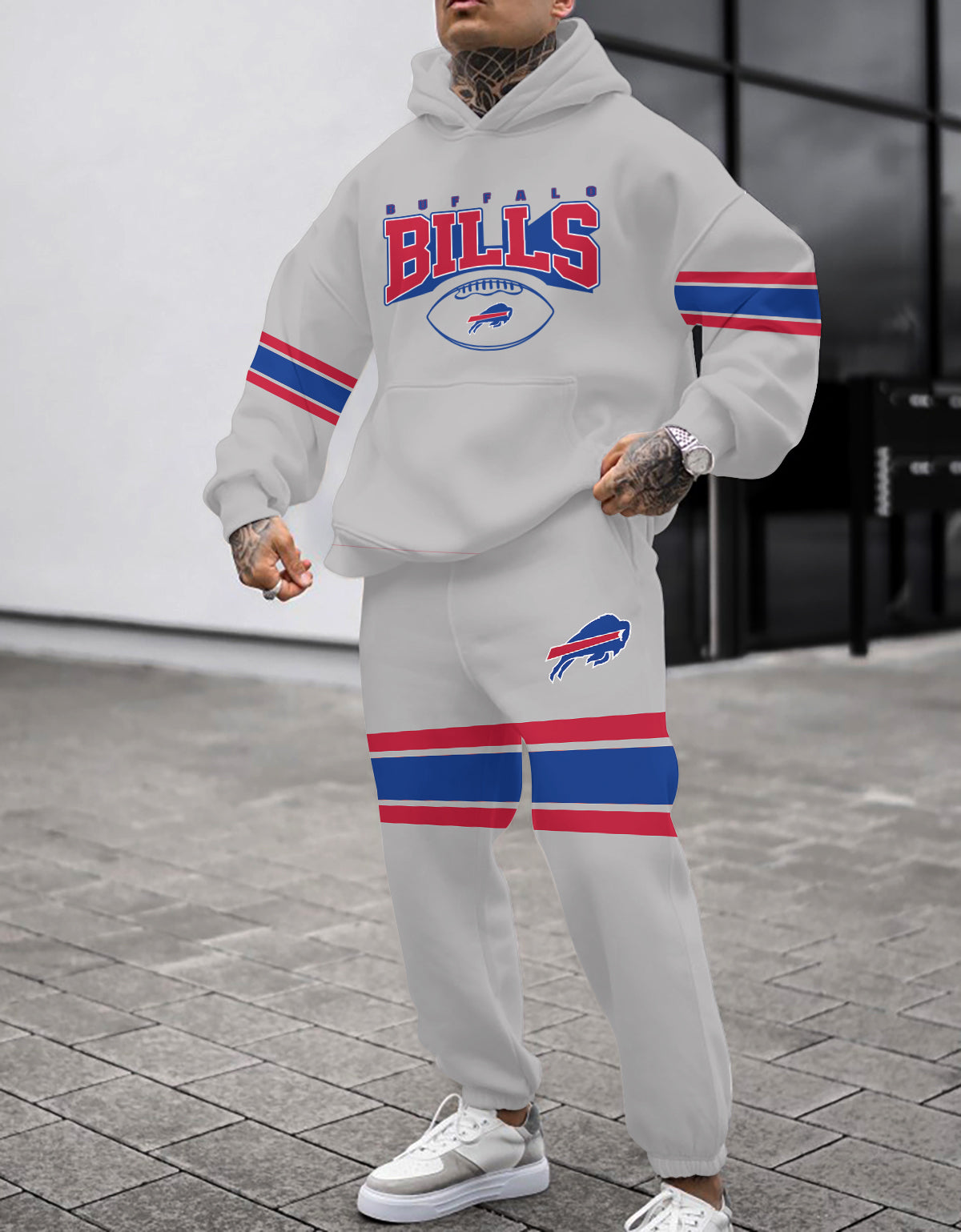Buffalo Bills 3D Printed Pullover Hoodie And Sweatpant 2pcs Tracksuits