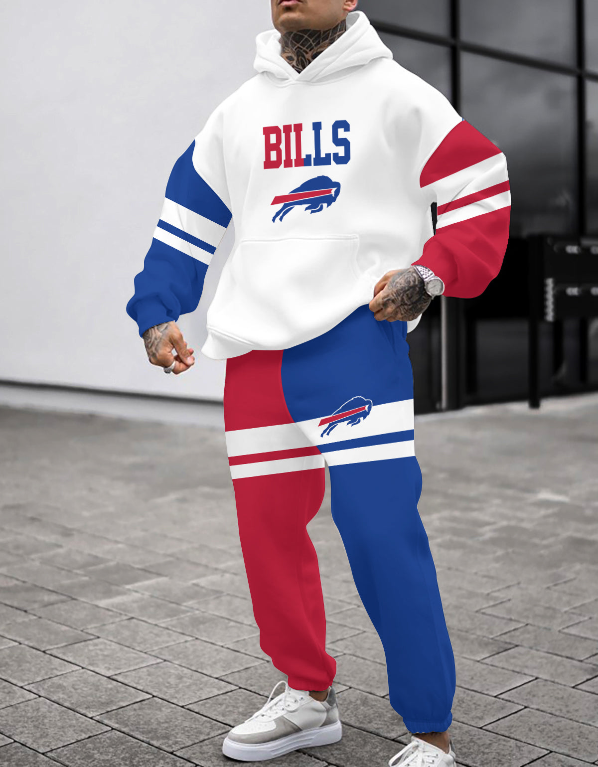 Buffalo Bills 3D Printed Pullover Hoodie And Sweatpant 2pcs Tracksuits