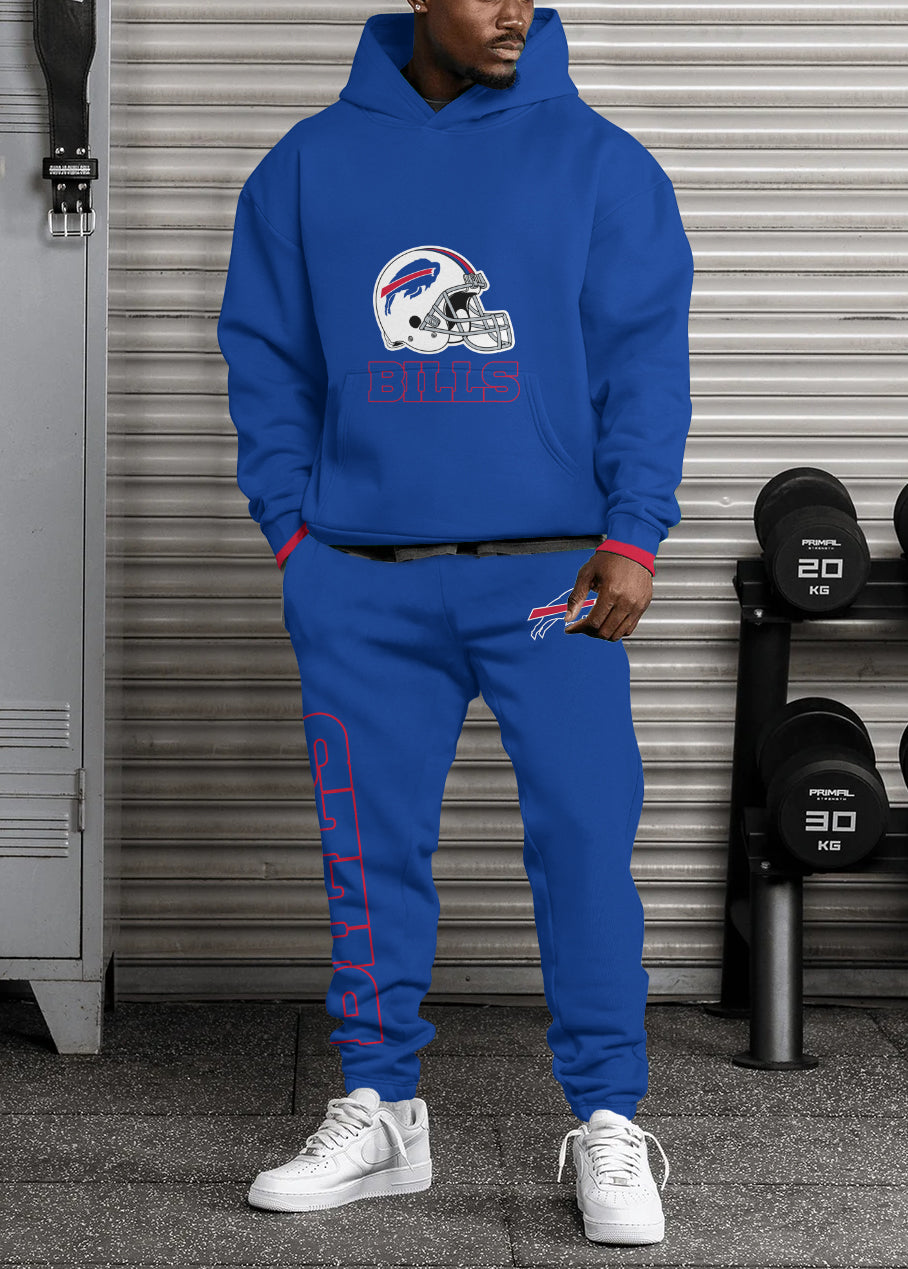 Buffalo Bills 3D Printed Pullover Hoodie And Sweatpant 2pcs Tracksuits