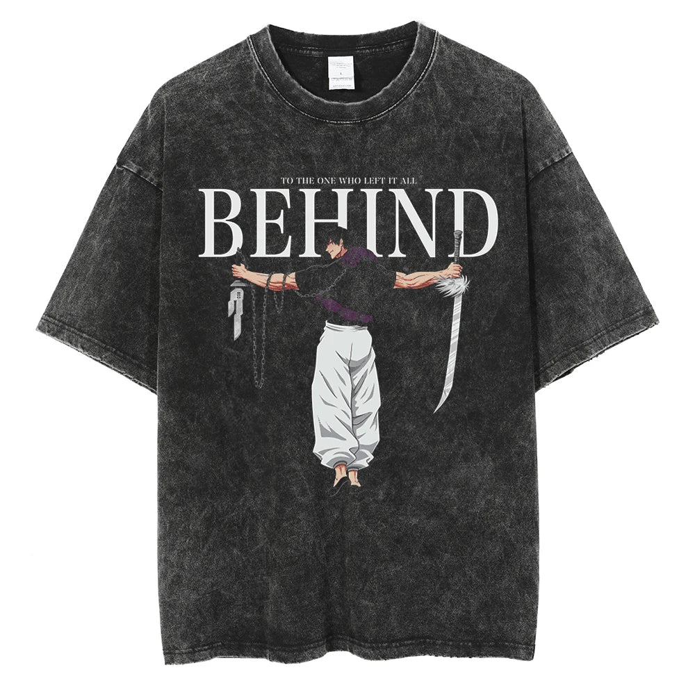 "Behind" Vintage Oversized T Shirt