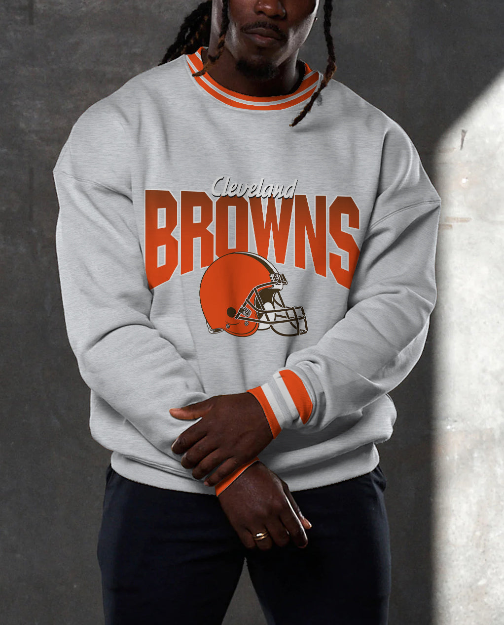 Cleveland Browns 3D Limited Edition Crew Neck sweatshirt