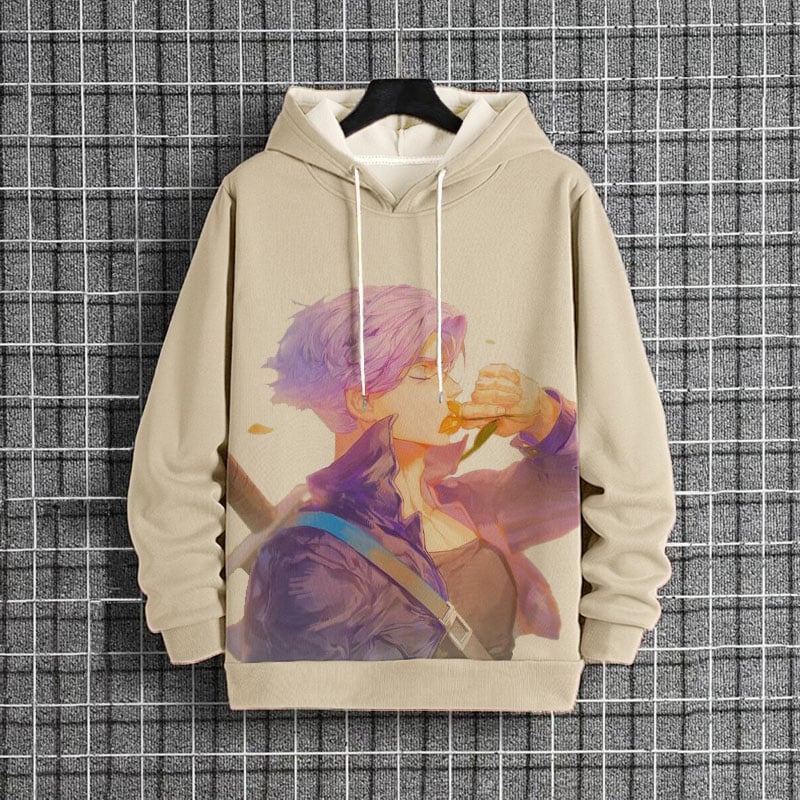 Men's Fashion Printed Casual Hoodie