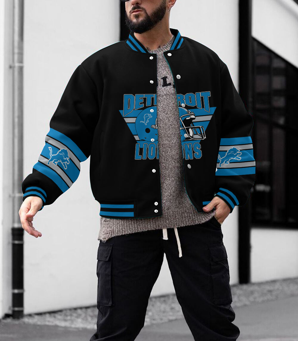 Detroit Lions  Men's Limited Edition Full-Snap Casual Jacket