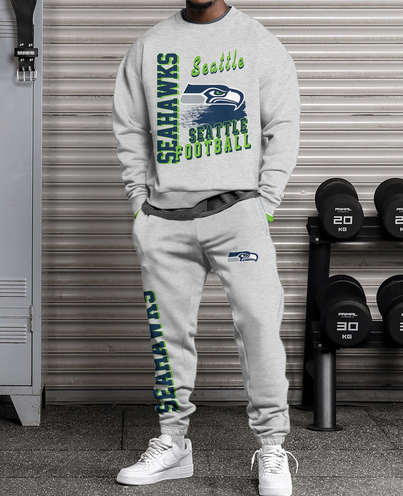 Seattle Seahawks   3D sweatsuit and sweatpants 2 piece outfits