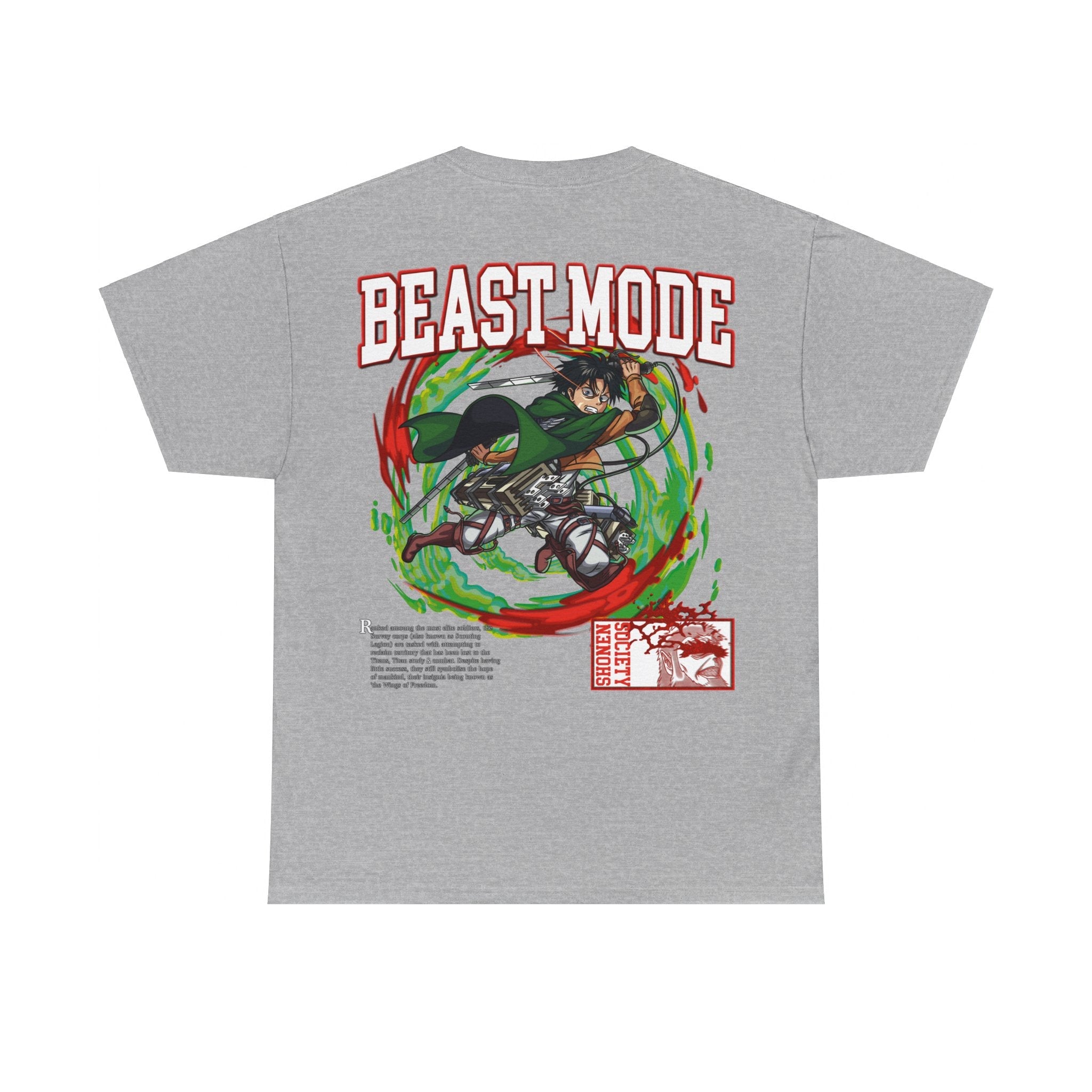 Captain Levi Beast Mode Tee