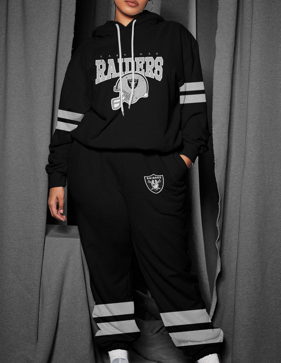 Las Vegas Raiders 3D Printed Pullover Hoodie And Sweatpant 2pcs Tracksuits