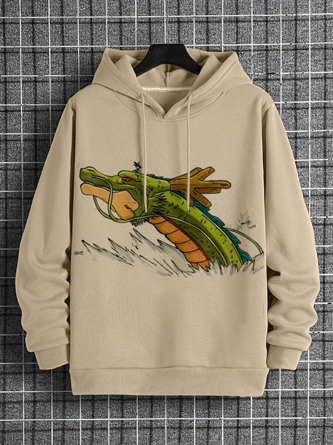 Men's Fashion Printed Casual Hoodie