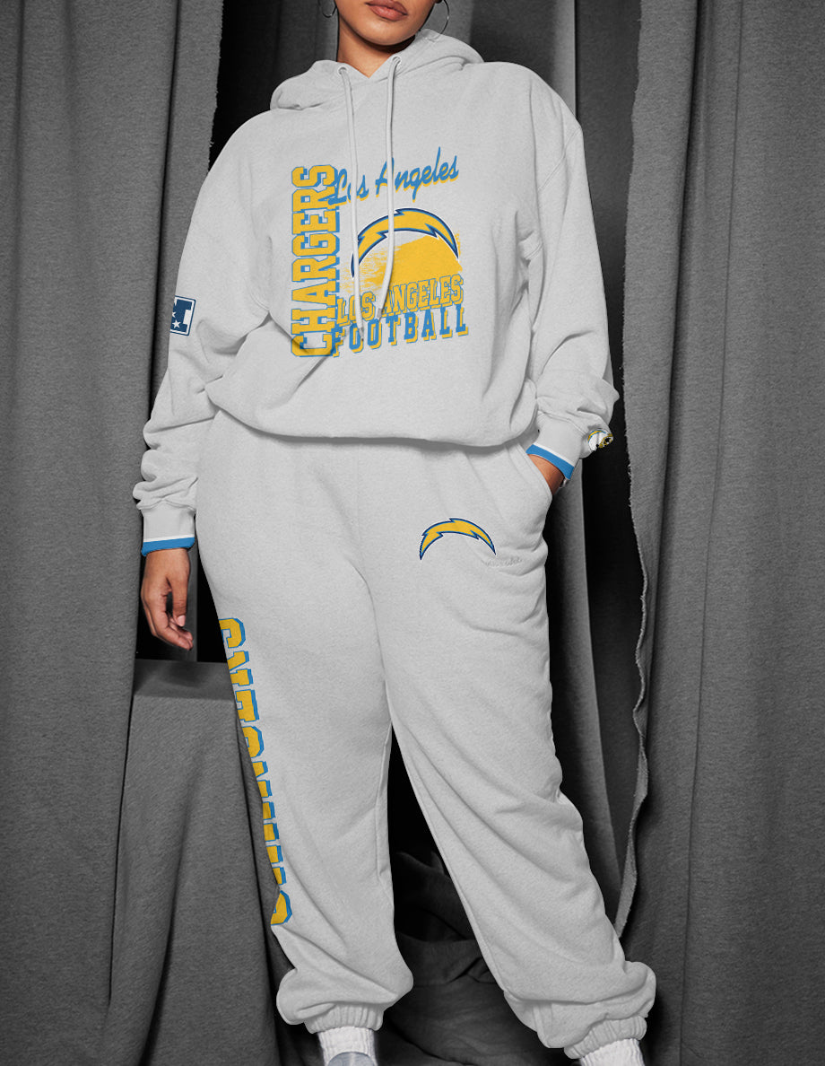 Los Angeles Chargers 3D Printed Pullover Hoodie And Sweatpant 2pcs Tracksuits