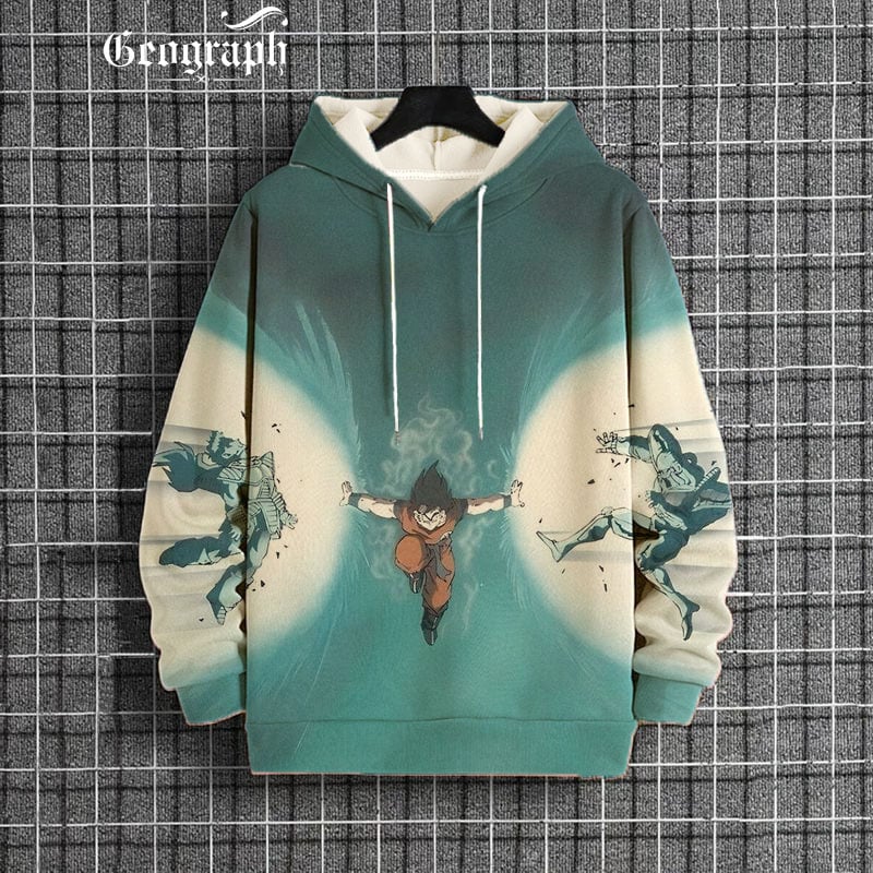 Men's Fashion Printed Casual Hoodie