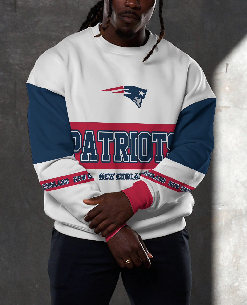 New England Patriots 3D Limited Edition Crew Neck sweatshirt