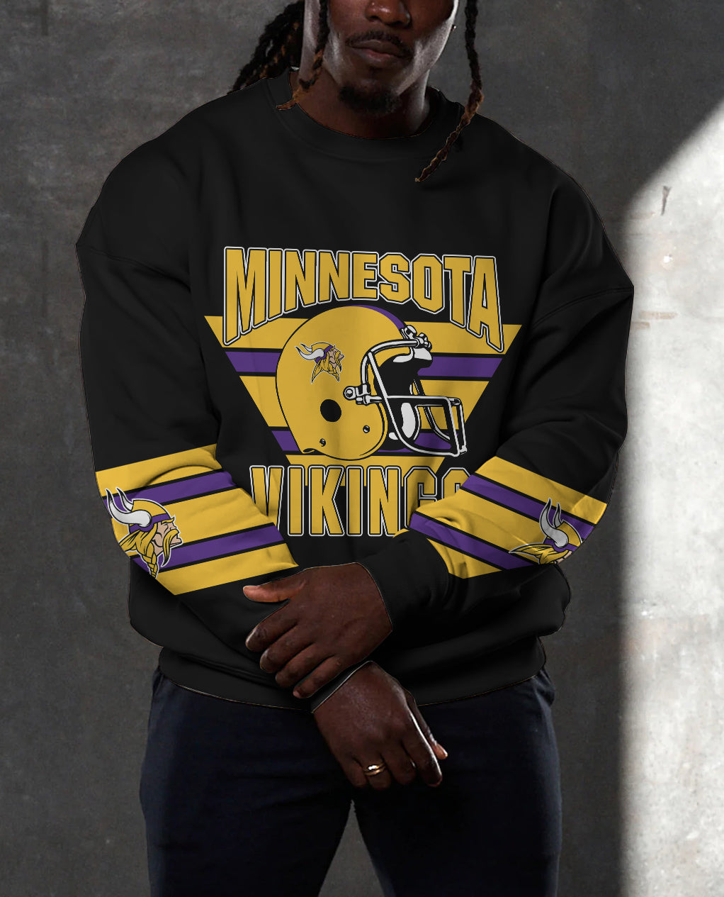 Minnesota Vikings 3D Limited Edition Crew Neck sweatshirt