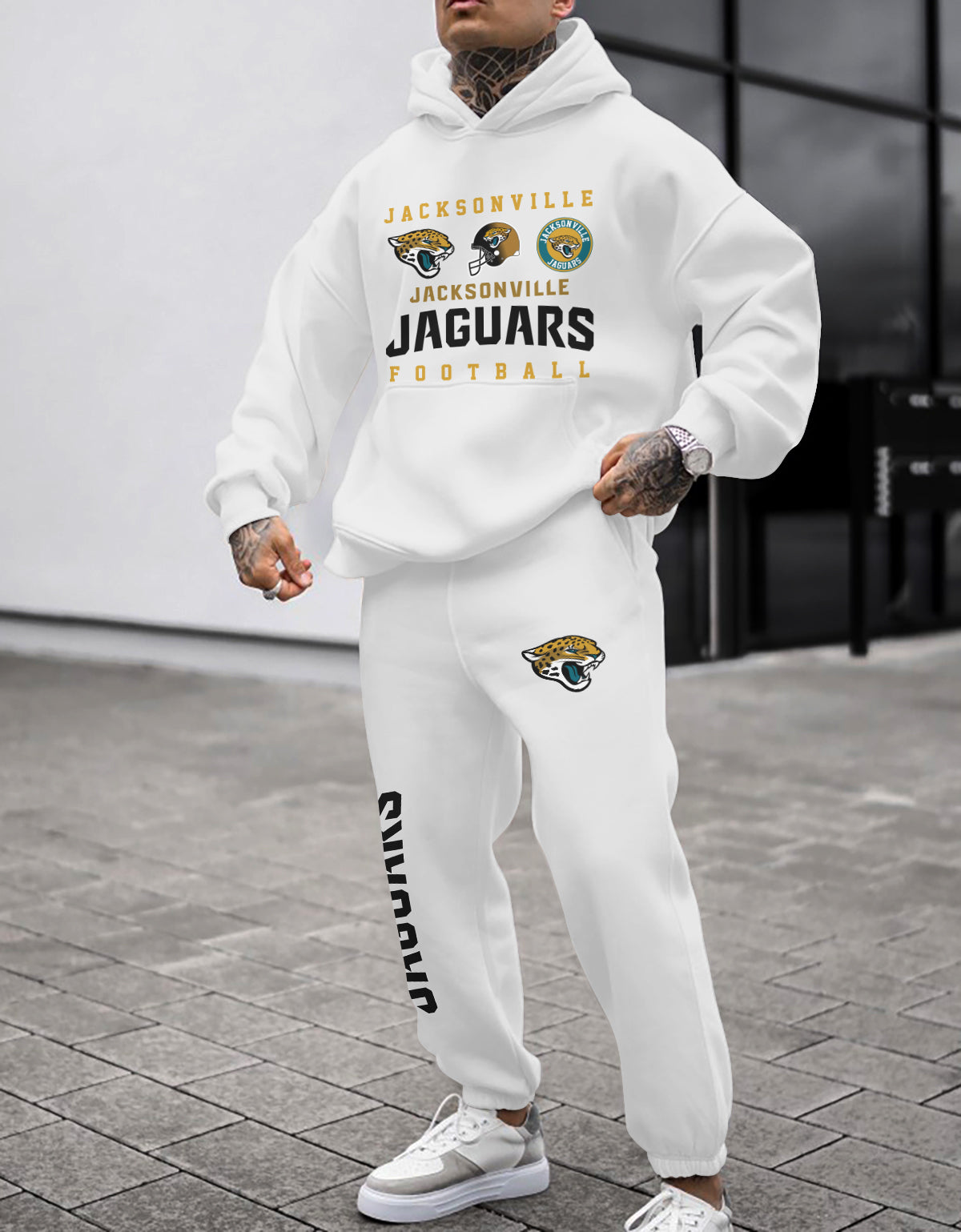 Jacksonville Jaguars 3D Printed Pullover Hoodie And Sweatpant 2pcs Tracksuits