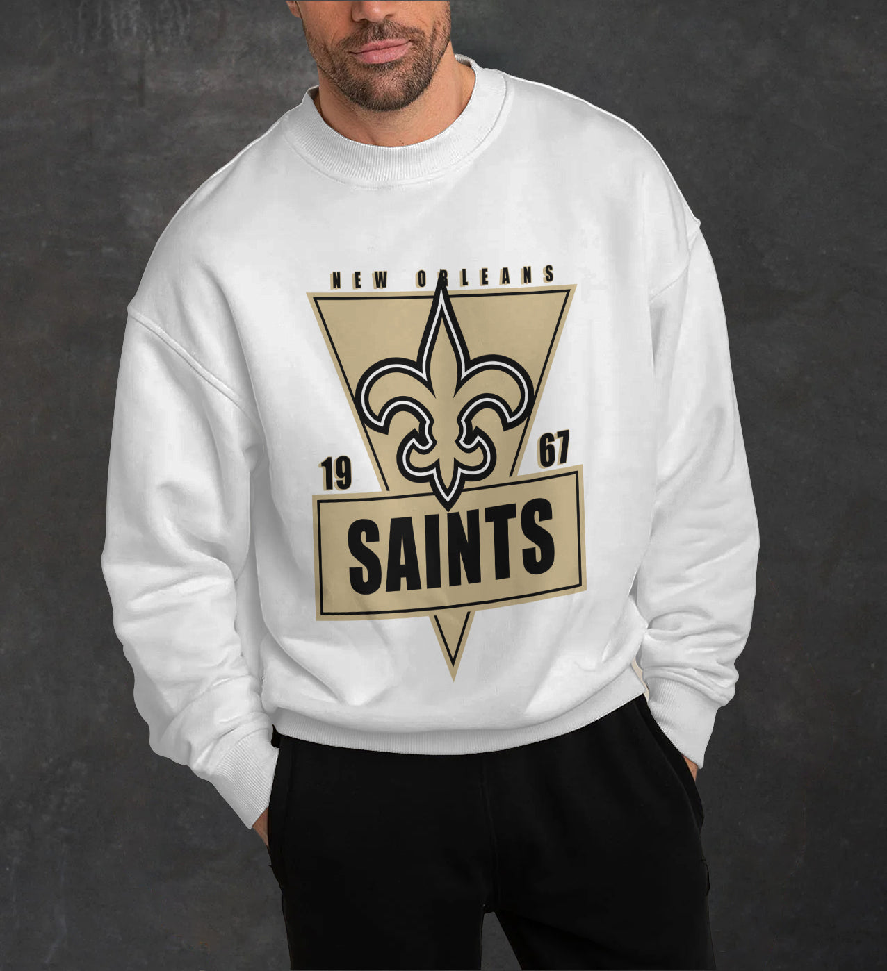New Orleans Saints 3D Limited Edition Crew Neck sweatshirt