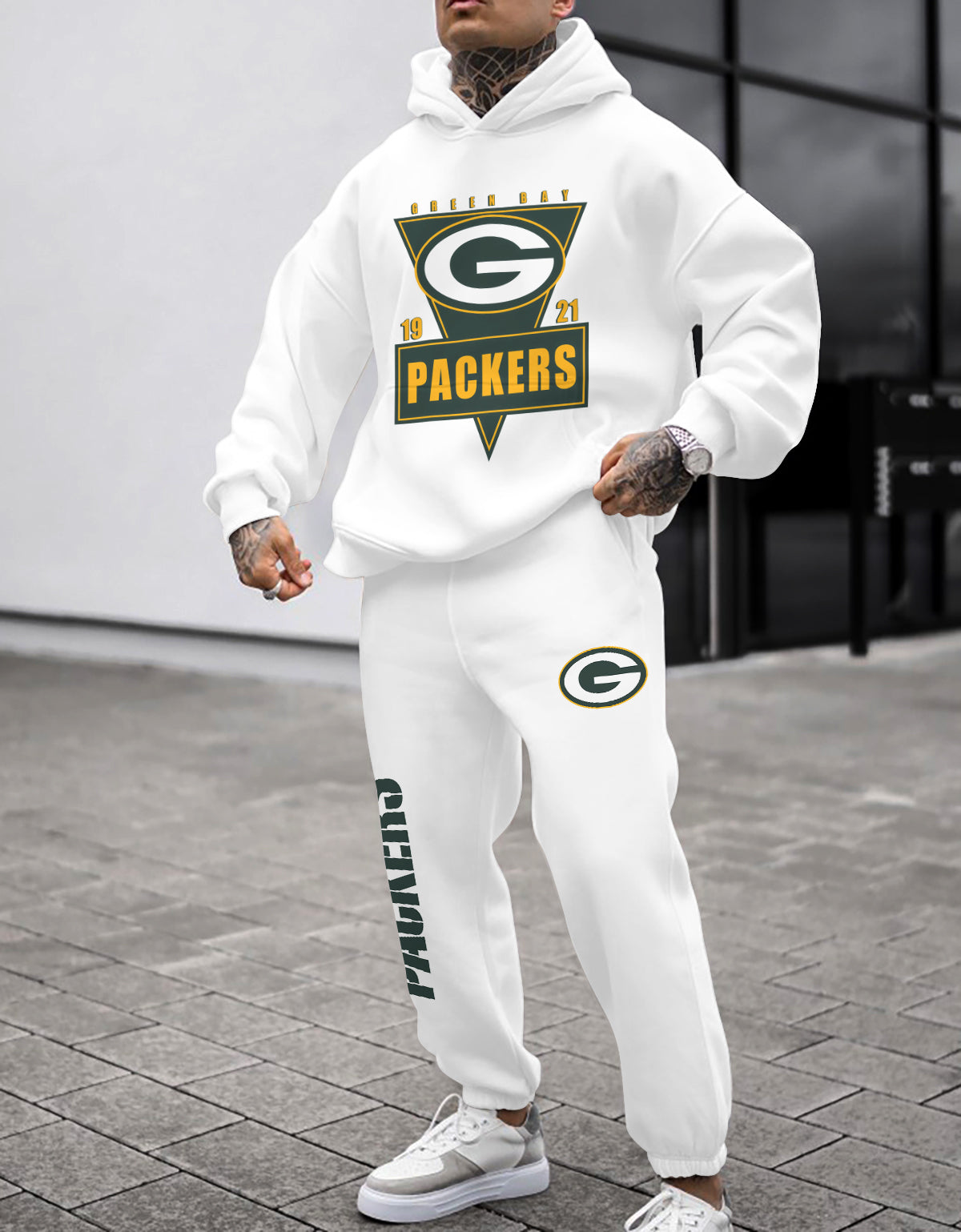 Green Bay Packers 3D Printed Pullover Hoodie And Sweatpant 2pcs Tracksuits