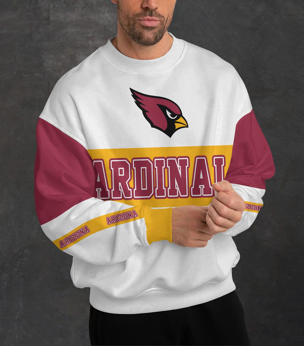 Arizona Cardinals 3D Limited Edition Crew Neck sweatshirt