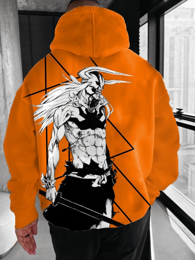 Men's Stylish Comic Print Hoodie