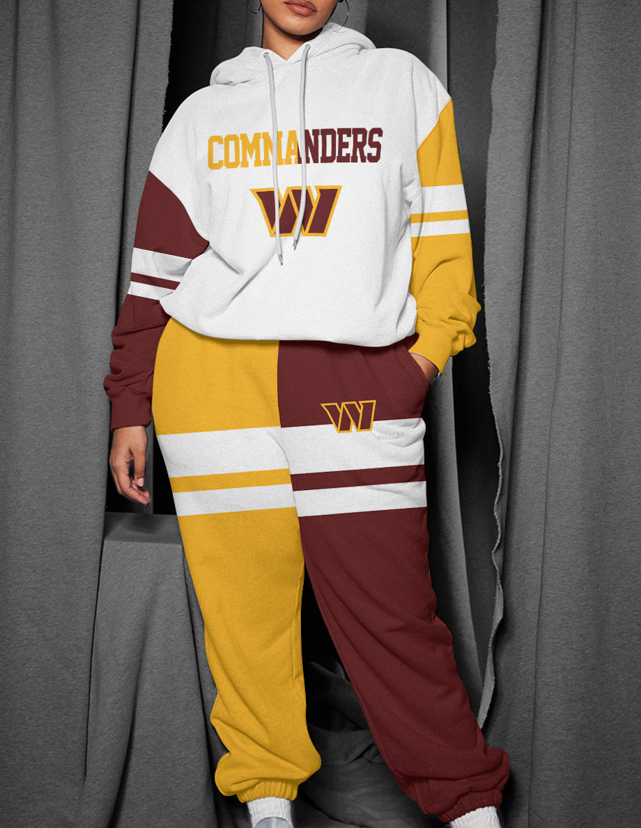 Washington Commanders 3D Printed Pullover Hoodie And Sweatpant 2pcs Tracksuits