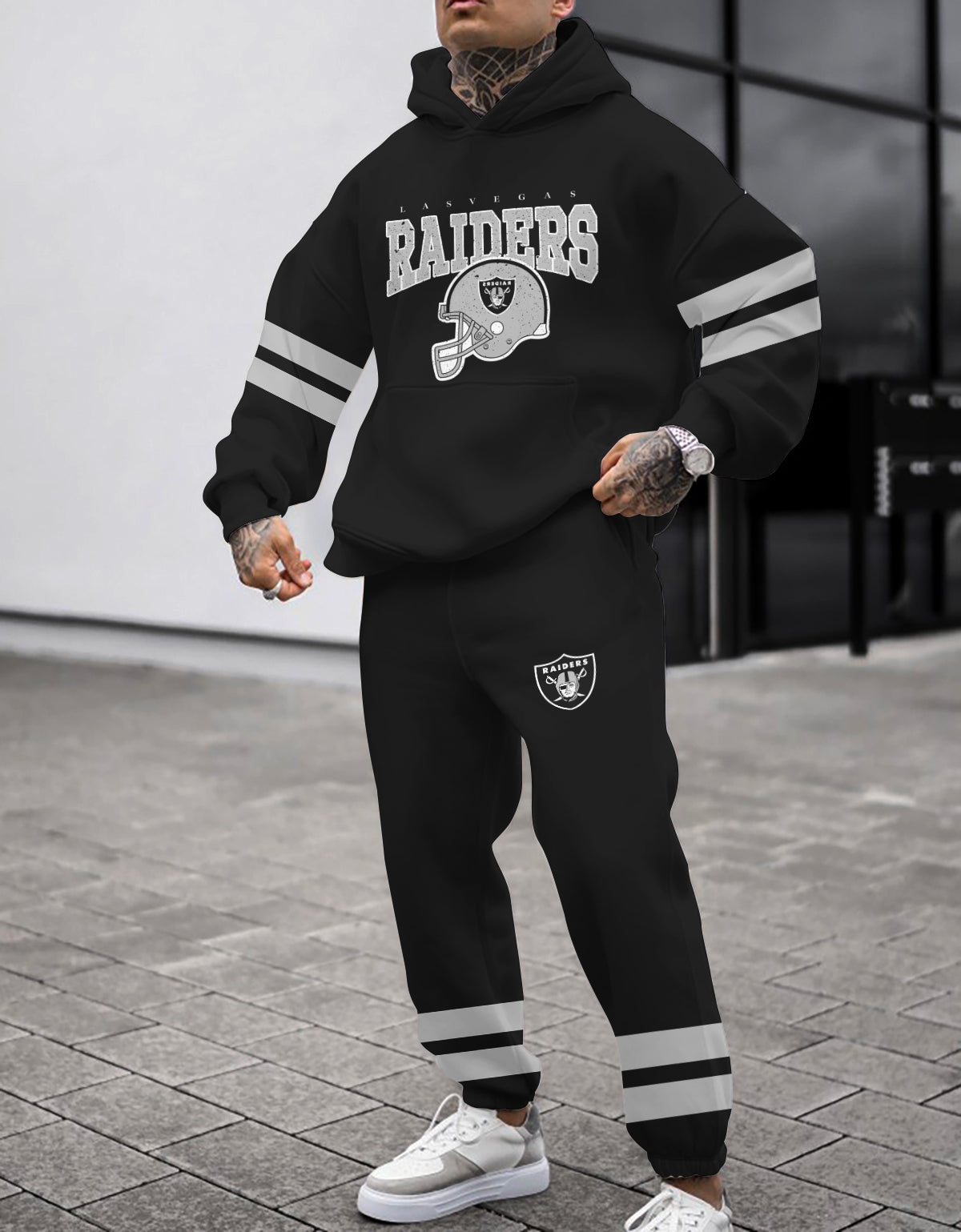 Las Vegas Raiders 3D Printed Pullover Hoodie And Sweatpant 2pcs Tracksuits